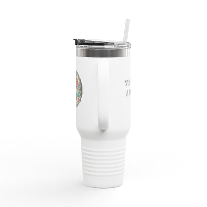 Salty Grrl Insulated Travel Mug - 40oz Motivational Tumbler with Straw