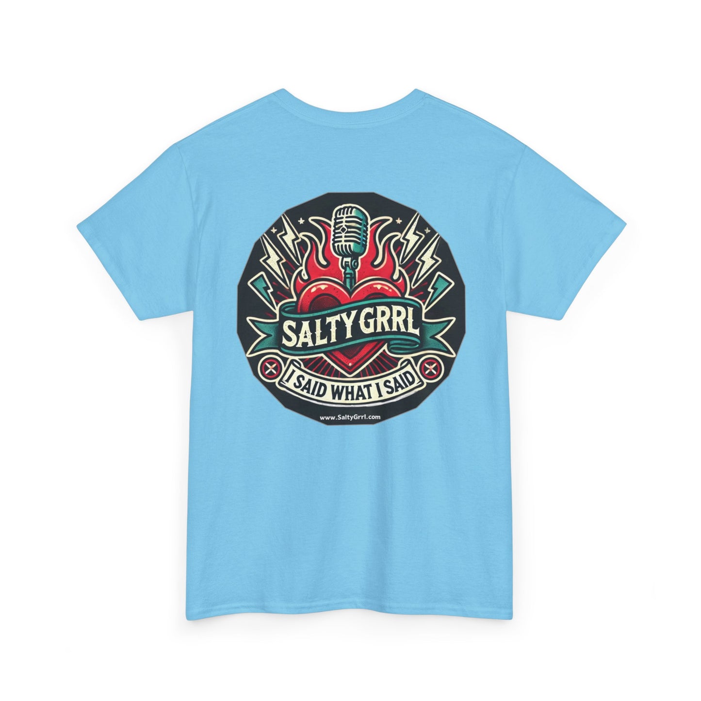 Salty Grrl Says Statement Tee - Woke