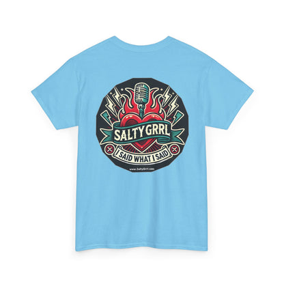 Salty Grrl Says Statement Tee - Woke