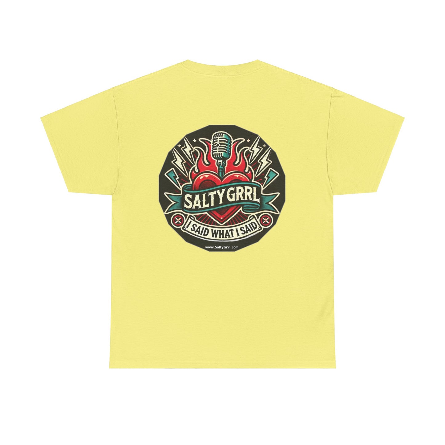 Salty Grrl Says Unisex Heavy Cotton Tee - 'Feral'