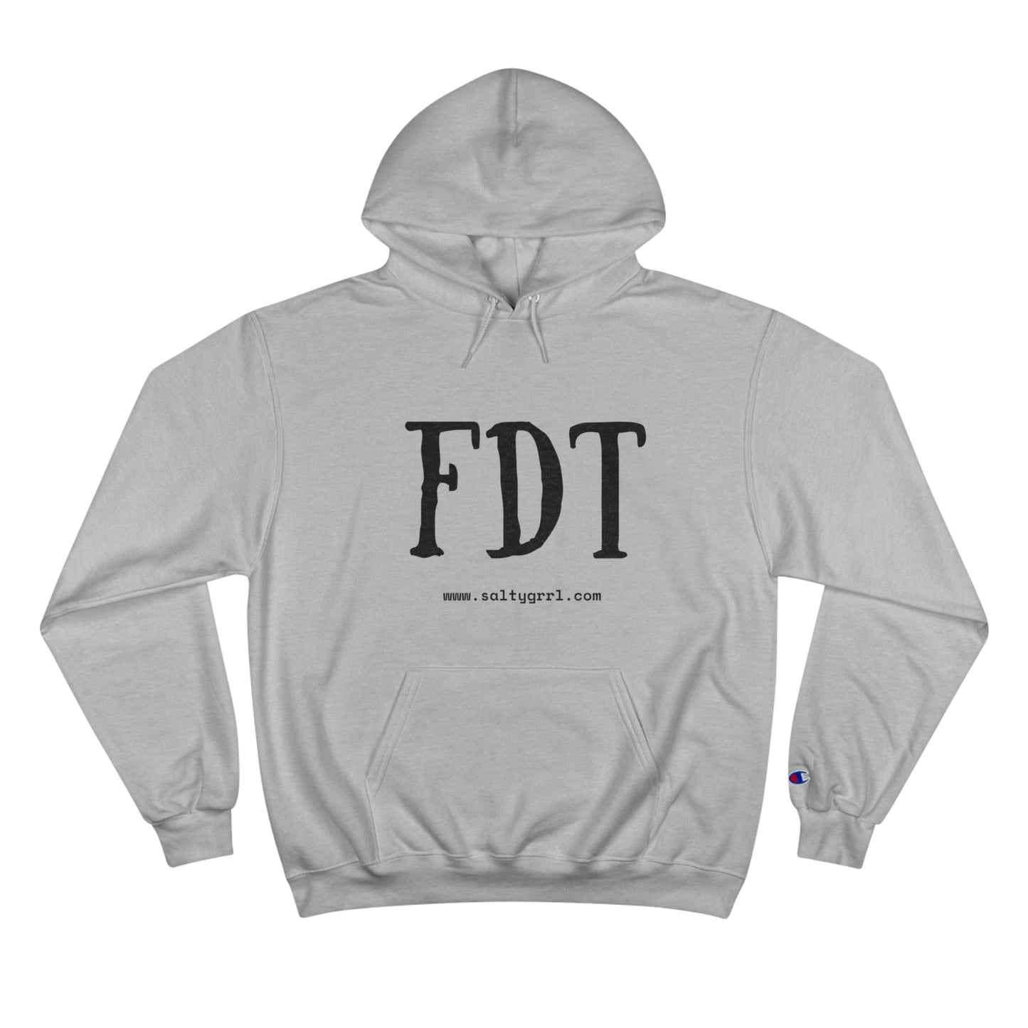 FDT Champion Hoodie - Cozy Graphic Pullover for Casual Wear