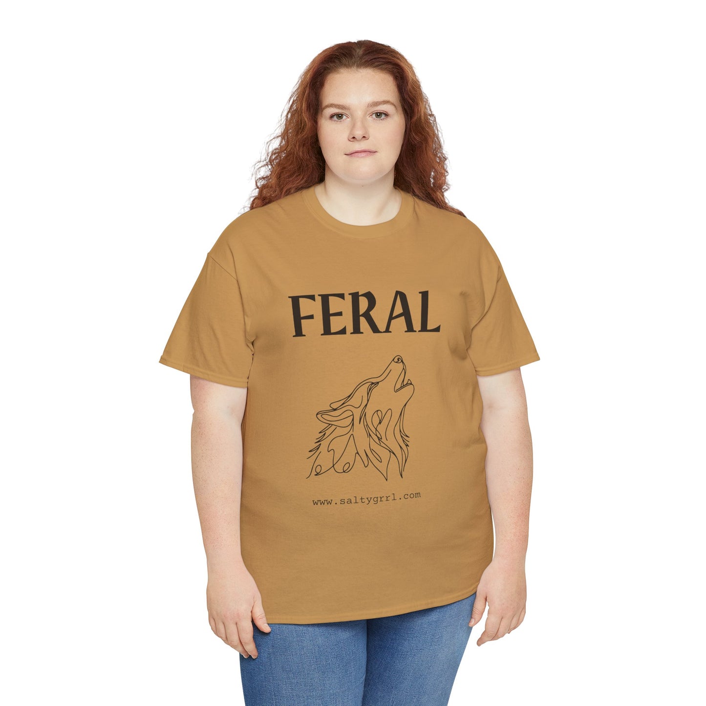 Salty Grrl Says Unisex Heavy Cotton Tee - 'Feral'