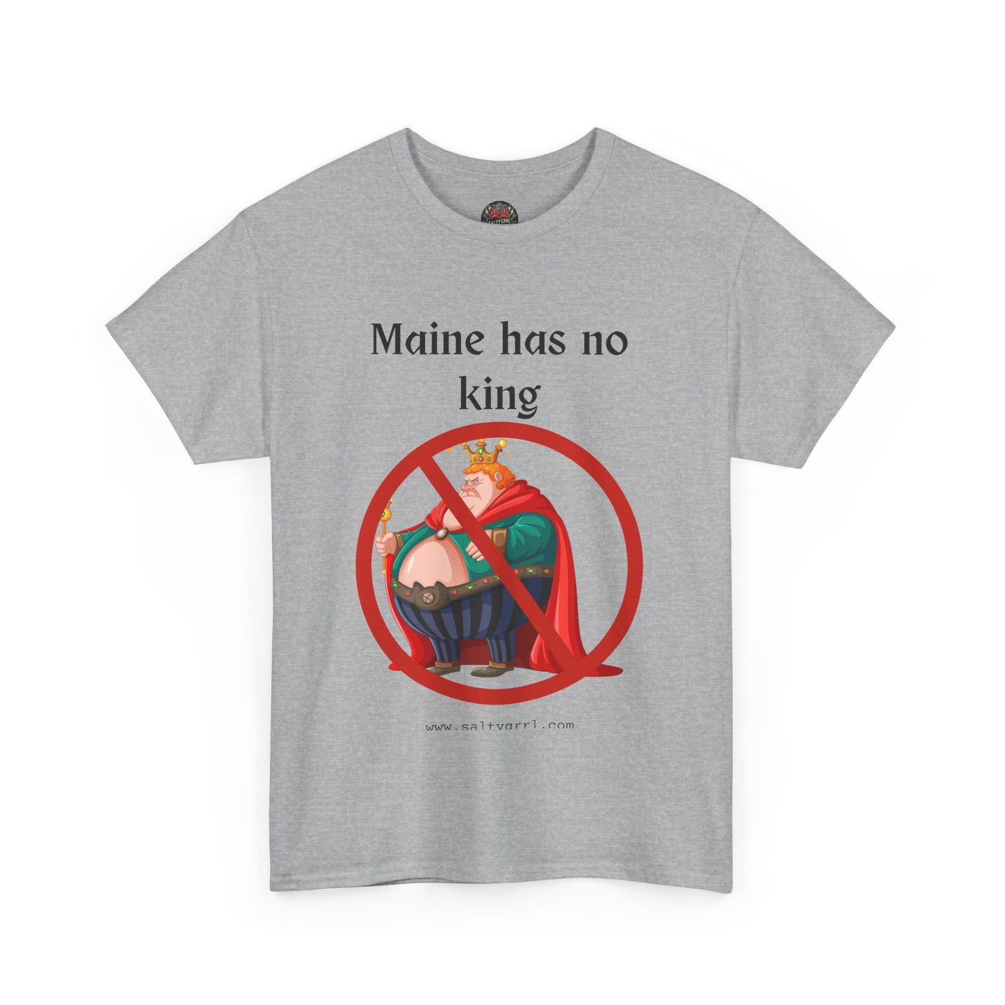 Salty Grrl Statement Tee - 'No King'