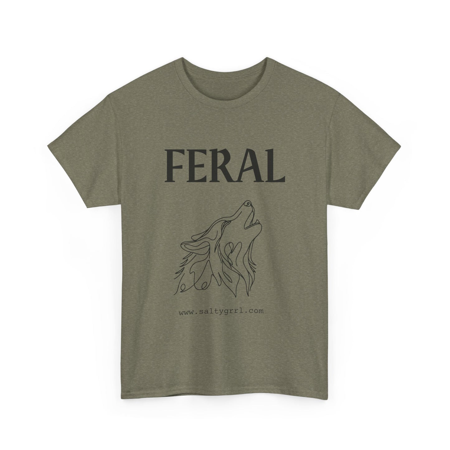 Salty Grrl Says Unisex Heavy Cotton Tee - 'Feral'