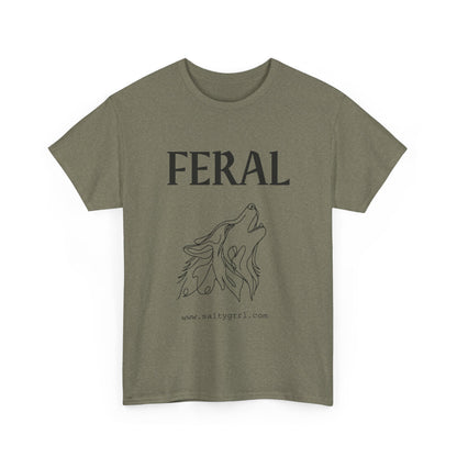 Salty Grrl Says Unisex Heavy Cotton Tee - 'Feral'