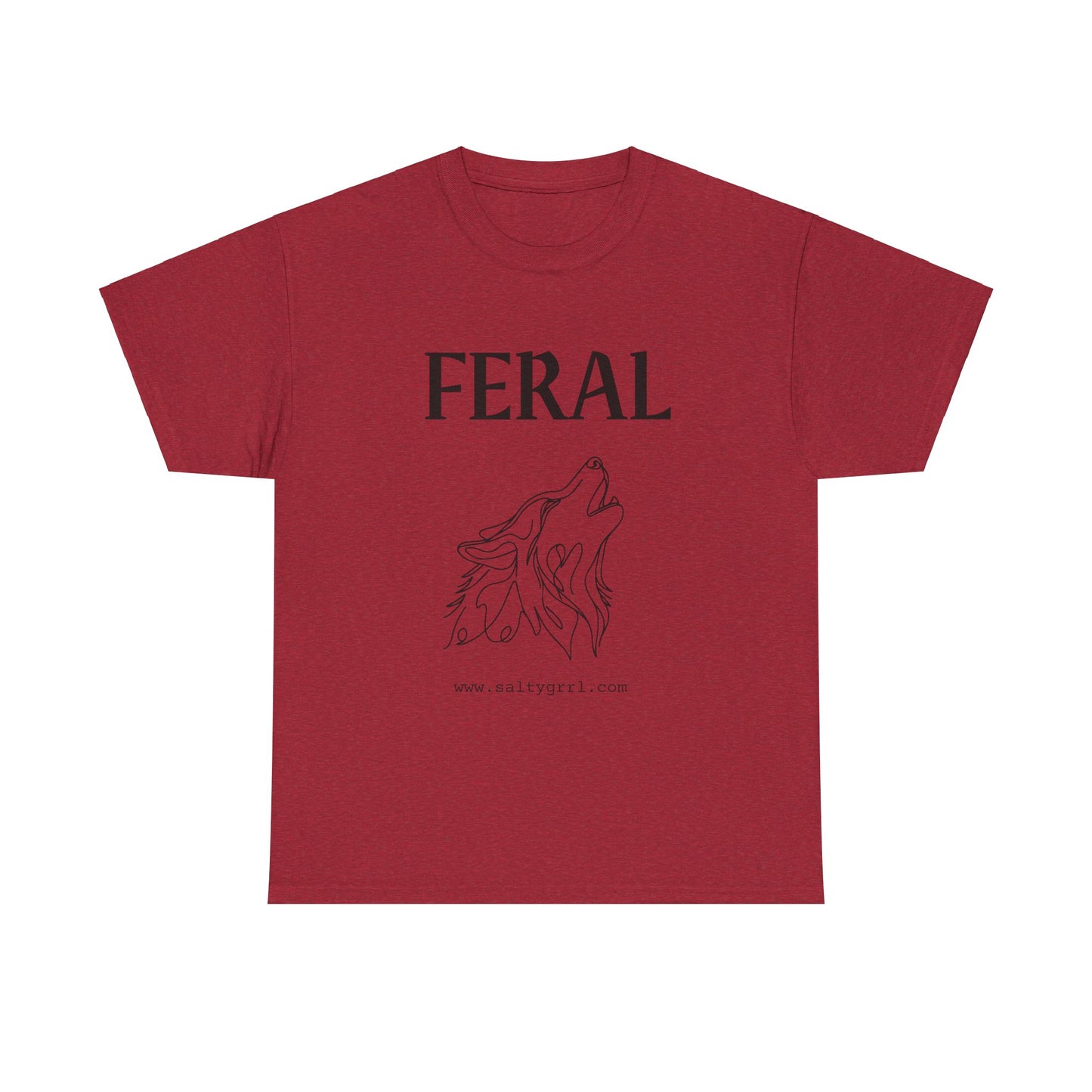 Salty Grrl Says Unisex Heavy Cotton Tee - 'Feral'