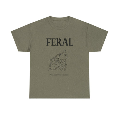 Salty Grrl Says Unisex Heavy Cotton Tee - 'Feral'