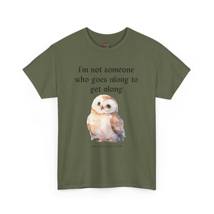 Salty Grrl Statement Tee - 'Get Along Owl'