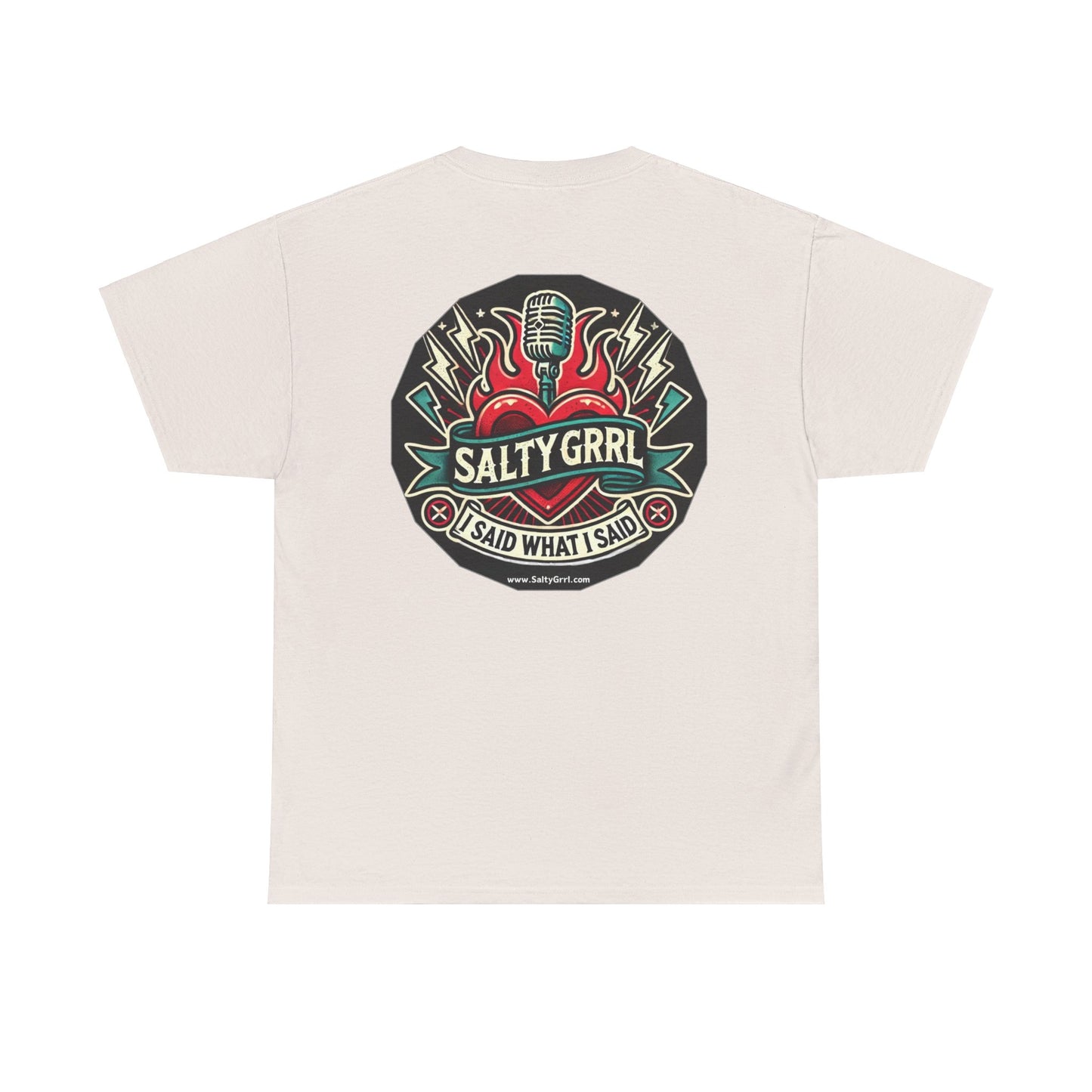 Salty Grrl Says Statement Tee - Woke