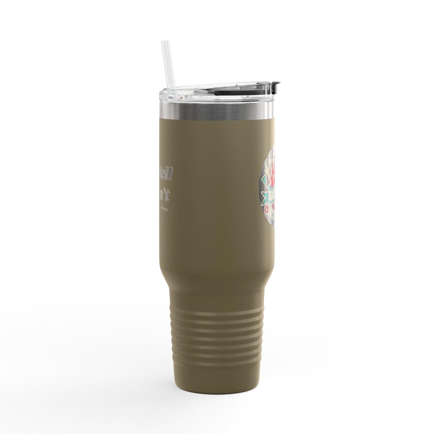 Salty Grrl Insulated Travel Mug - 40oz Motivational Tumbler with Straw