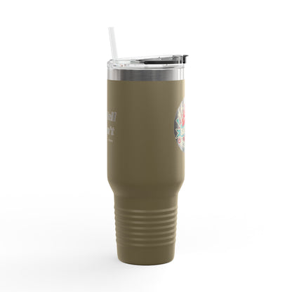 Salty Grrl Insulated Travel Mug - 40oz Motivational Tumbler with Straw