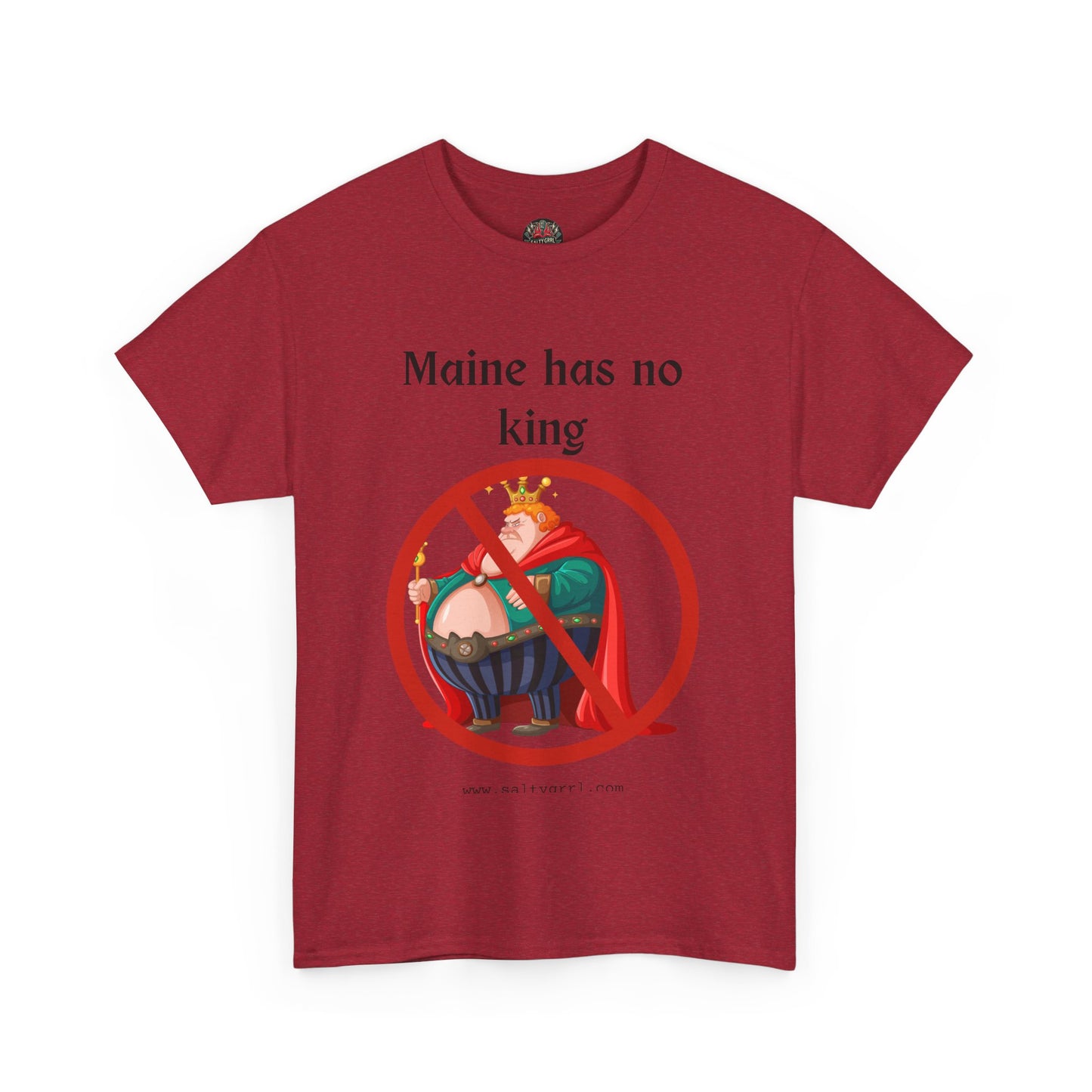 Salty Grrl Statement Tee - 'No King'