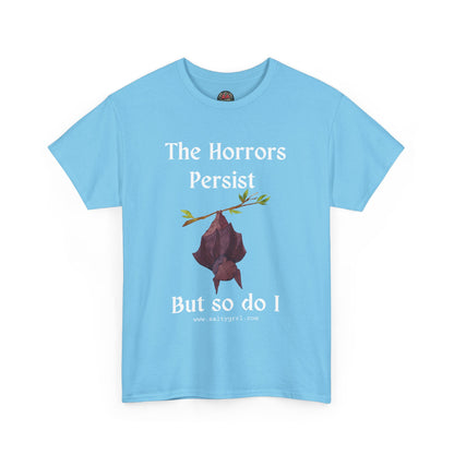 Salty Grrl Statement Tee - 'Horrors Persist'