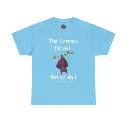Salty Grrl Statement Tee - 'Horrors Persist'