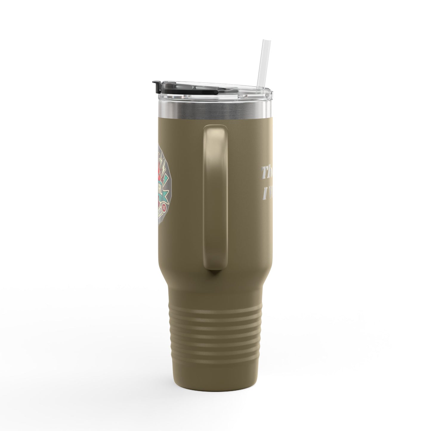 Salty Grrl Insulated Travel Mug - 40oz Motivational Tumbler with Straw