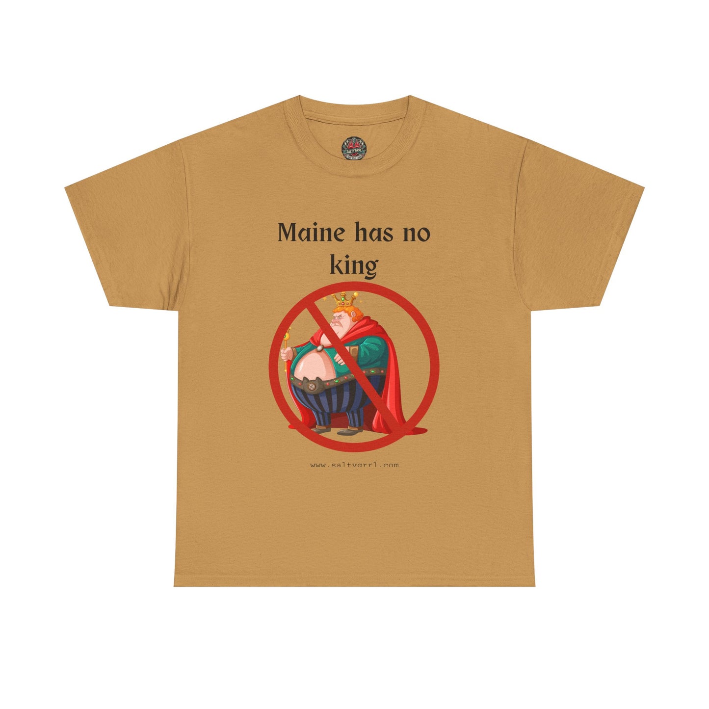 Salty Grrl Statement Tee - 'No King'