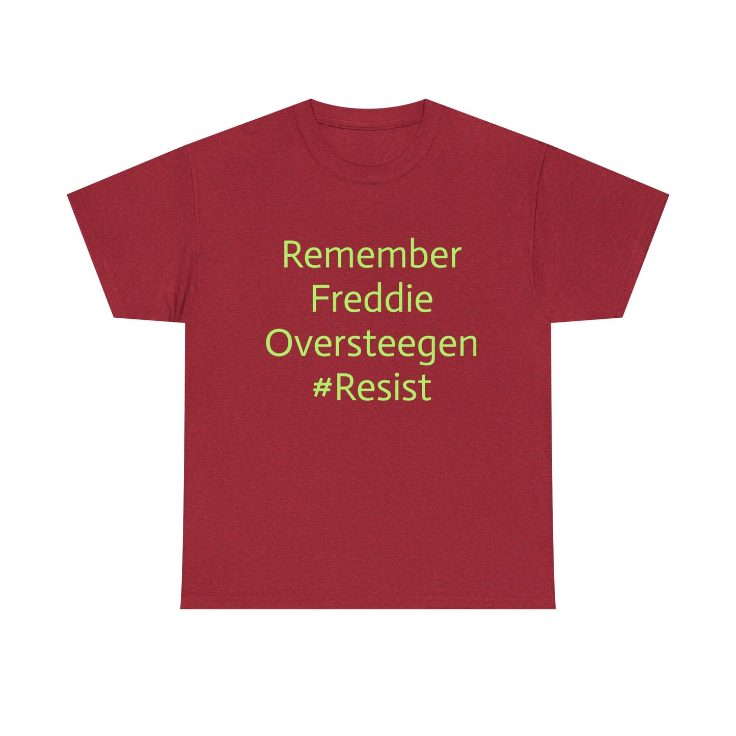 Salty Grrl Statement Tee - 'Remember Freddie Oversteegen'