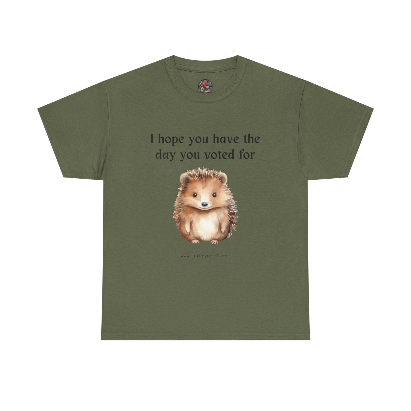 Salty Grrl Statement Tee - 'Hope Hedgehog'