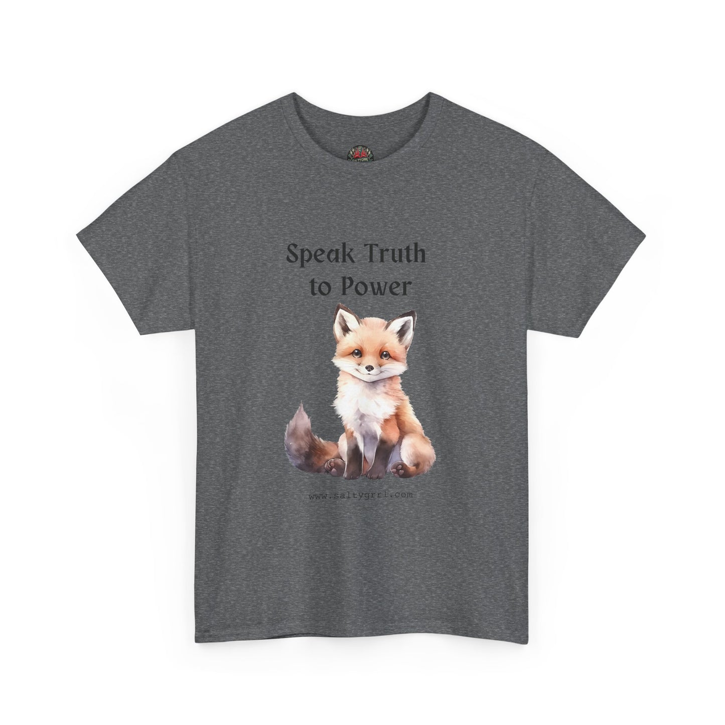 Salty Grrl Statement Tee - 'Truth Fox'