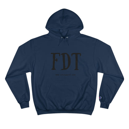 FDT Champion Hoodie - Cozy Graphic Pullover for Casual Wear