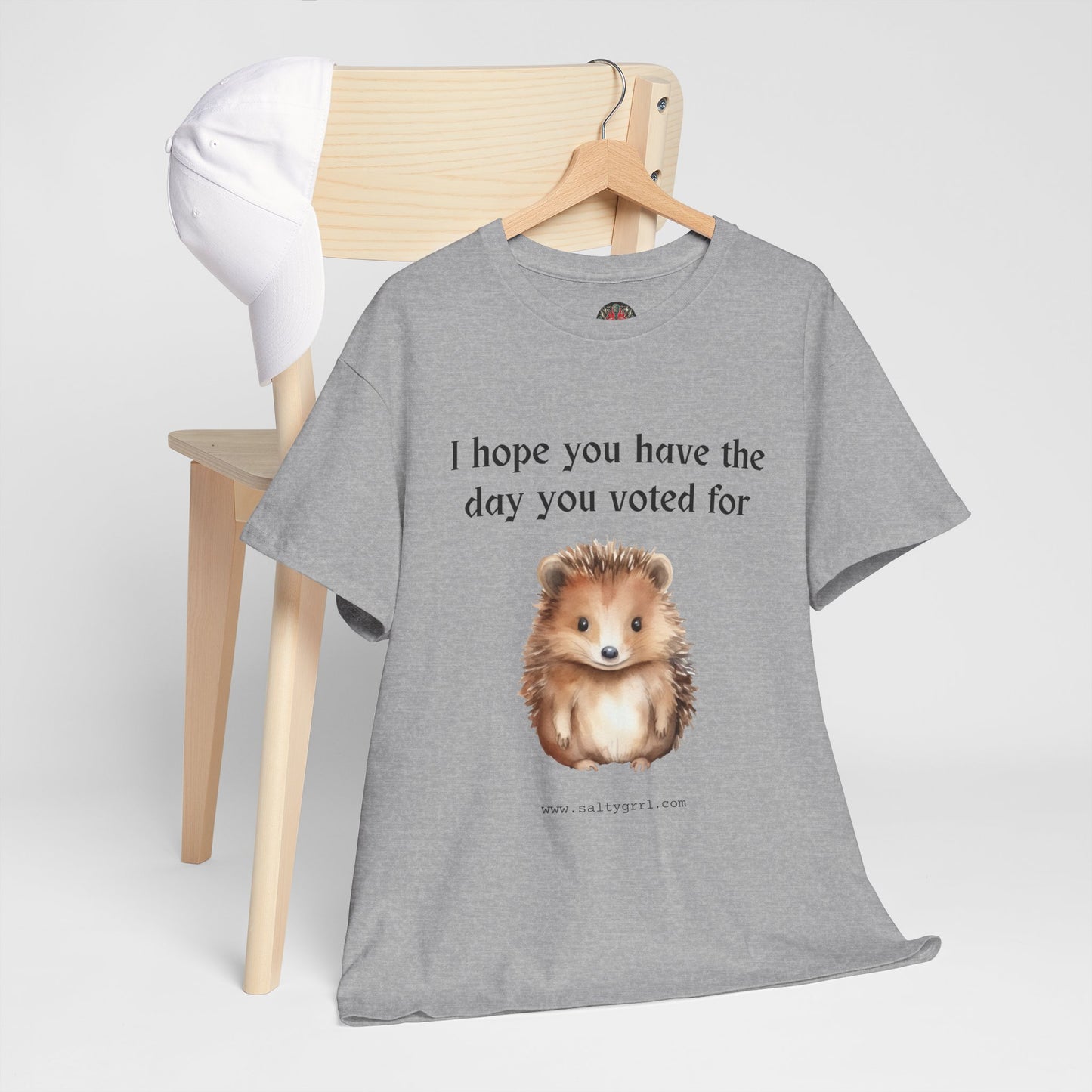 Salty Grrl Statement Tee - 'Hope Hedgehog'