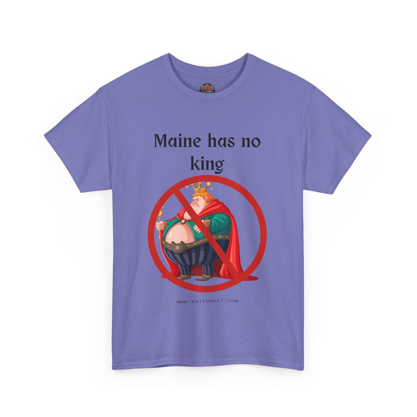 Salty Grrl Statement Tee - 'No King'