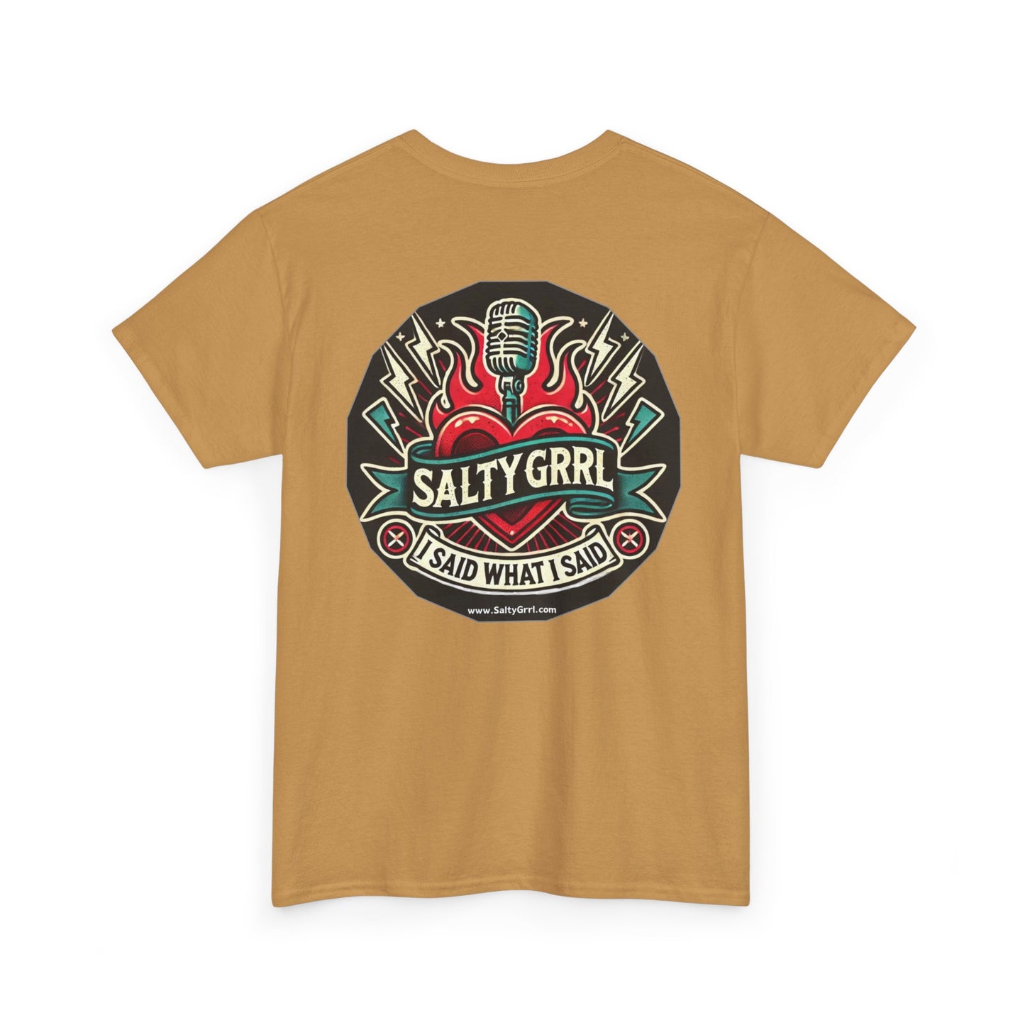 Salty Grrl Says Statement Tee - Woke
