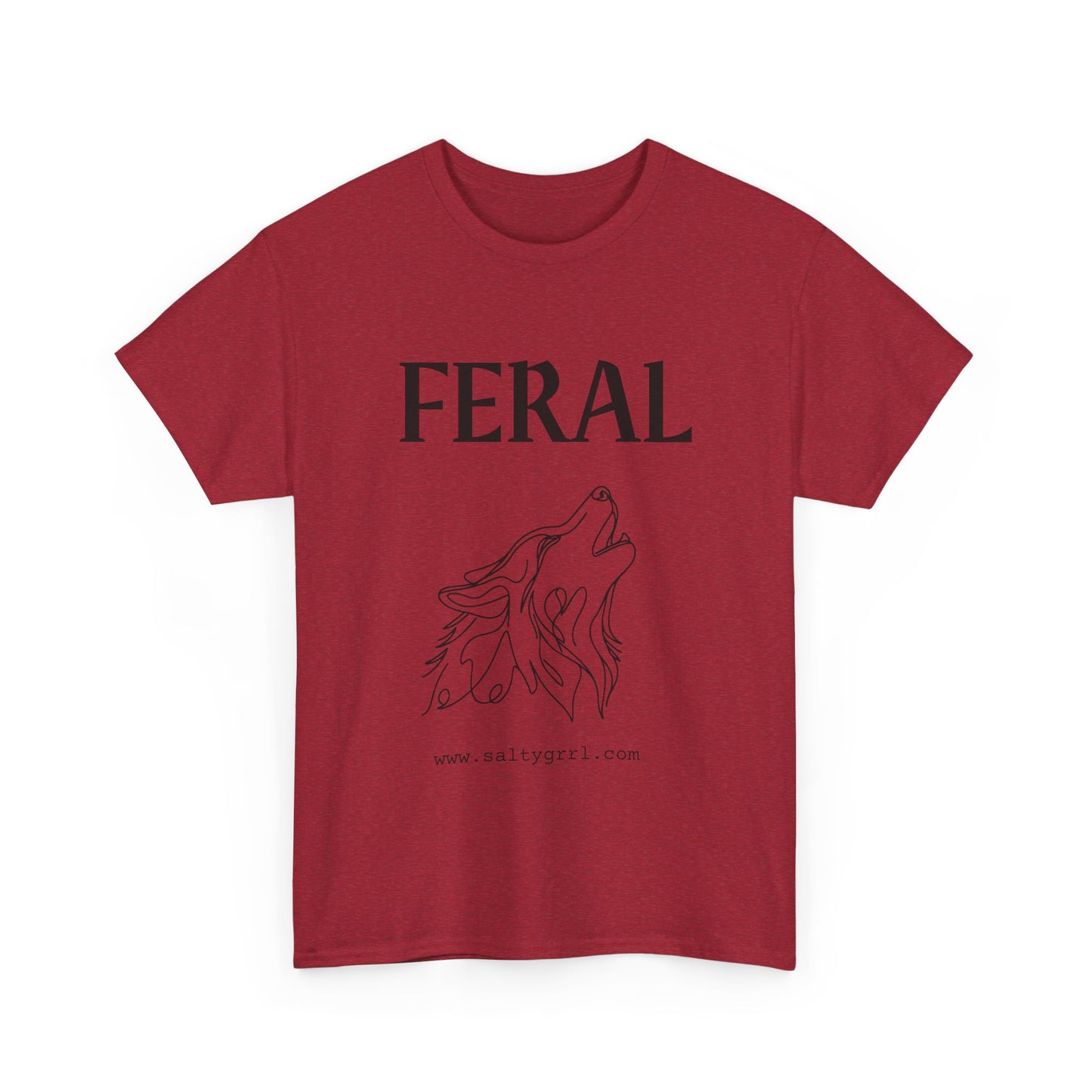 Salty Grrl Says Unisex Heavy Cotton Tee - 'Feral'