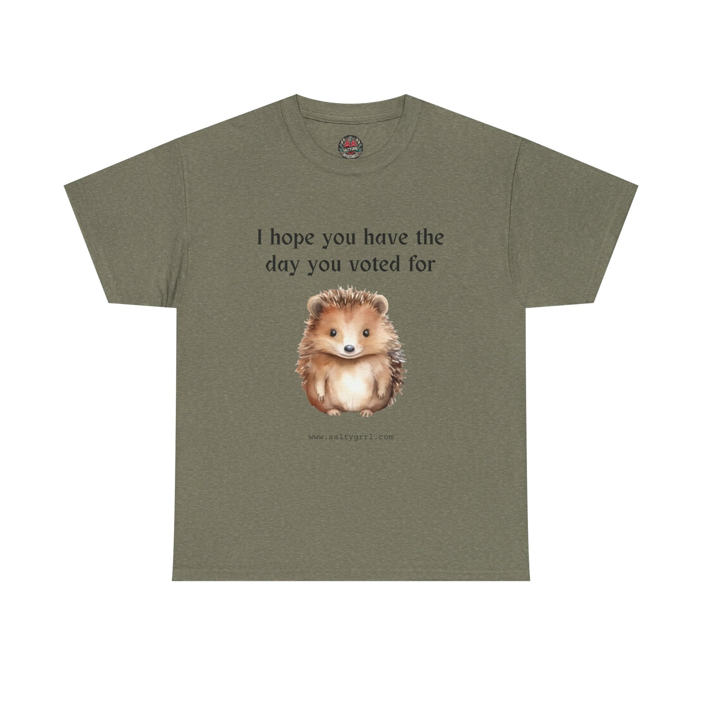 Salty Grrl Statement Tee - 'Hope Hedgehog'