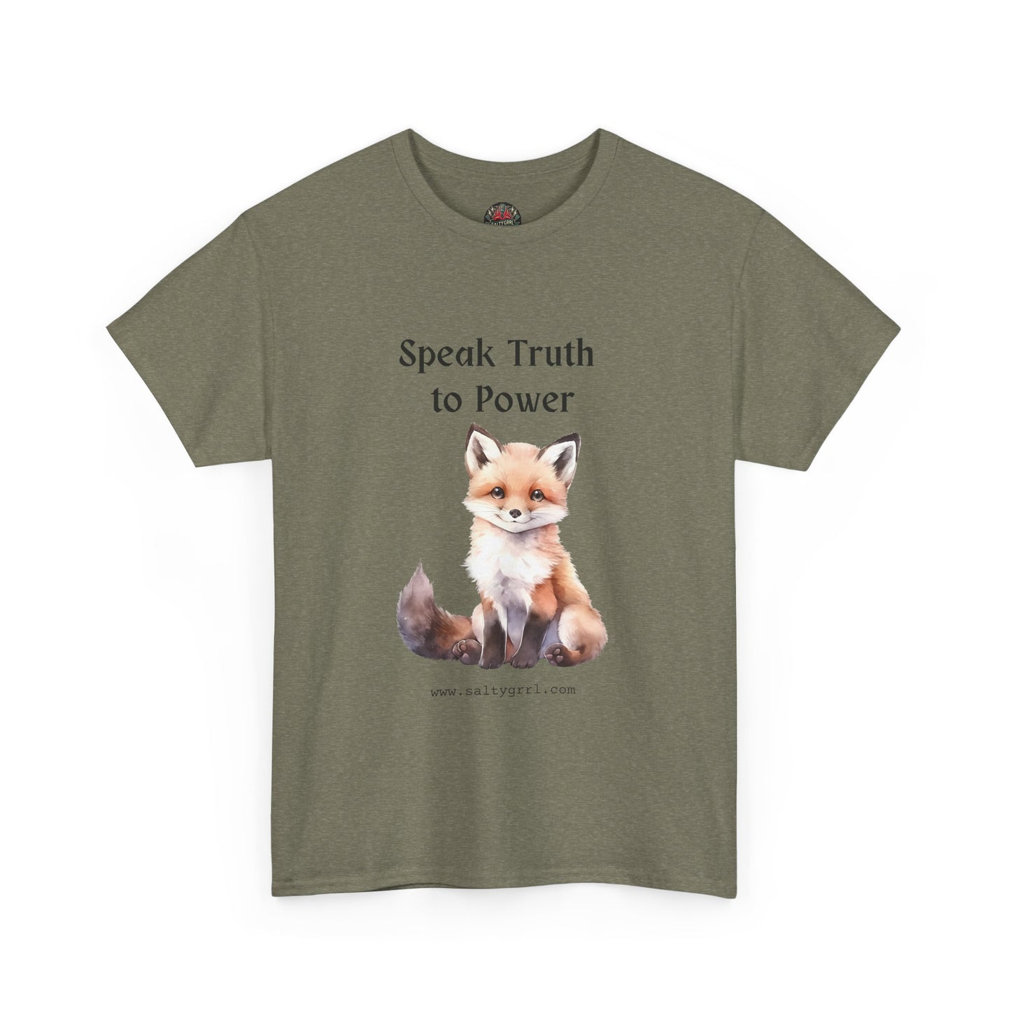 Salty Grrl Statement Tee - 'Truth Fox'