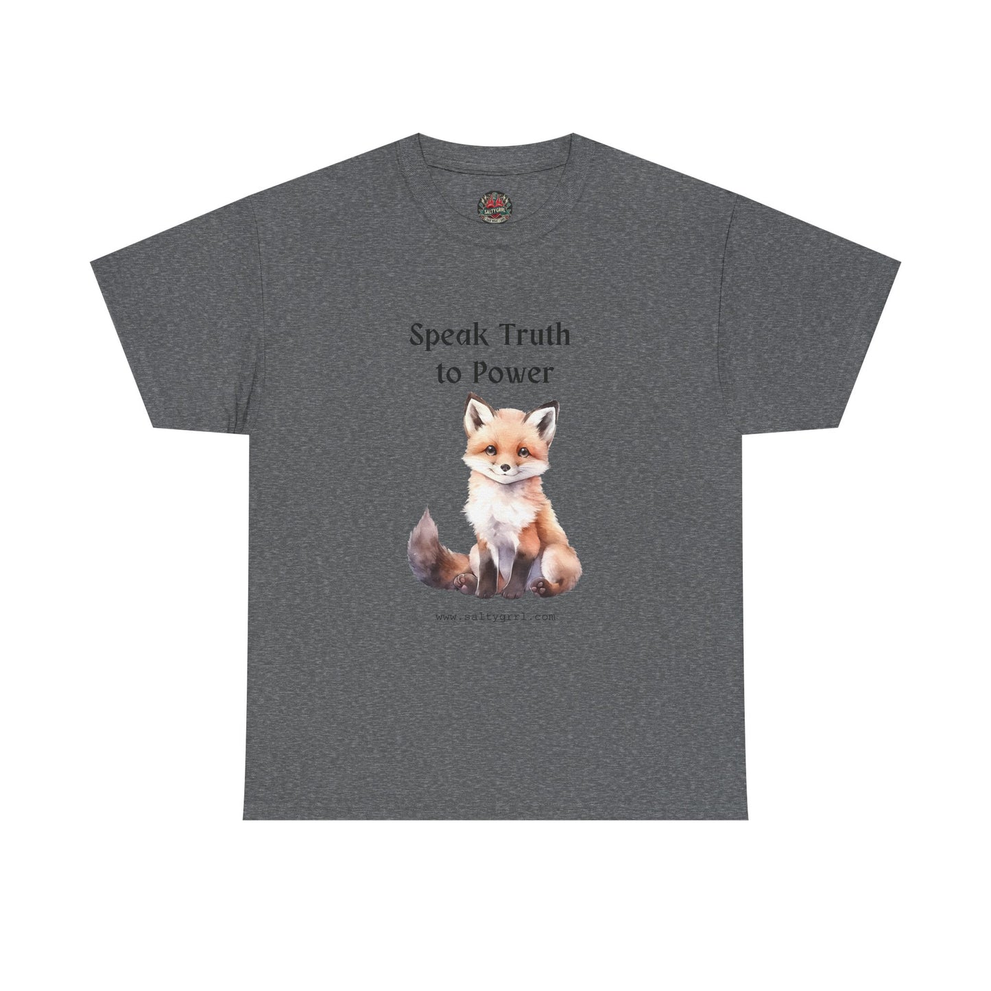 Salty Grrl Statement Tee - 'Truth Fox'