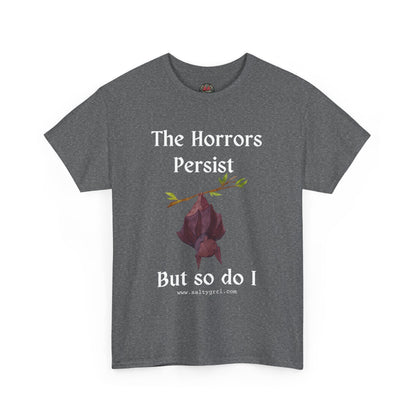 Salty Grrl Statement Tee - 'Horrors Persist'