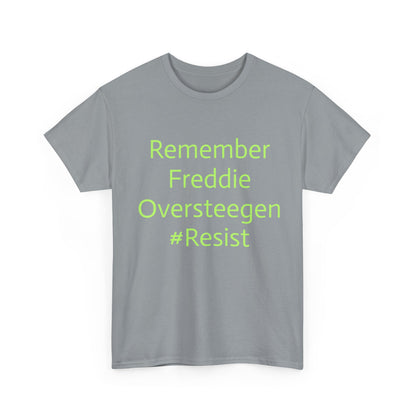 Salty Grrl Statement Tee - 'Remember Freddie Oversteegen'