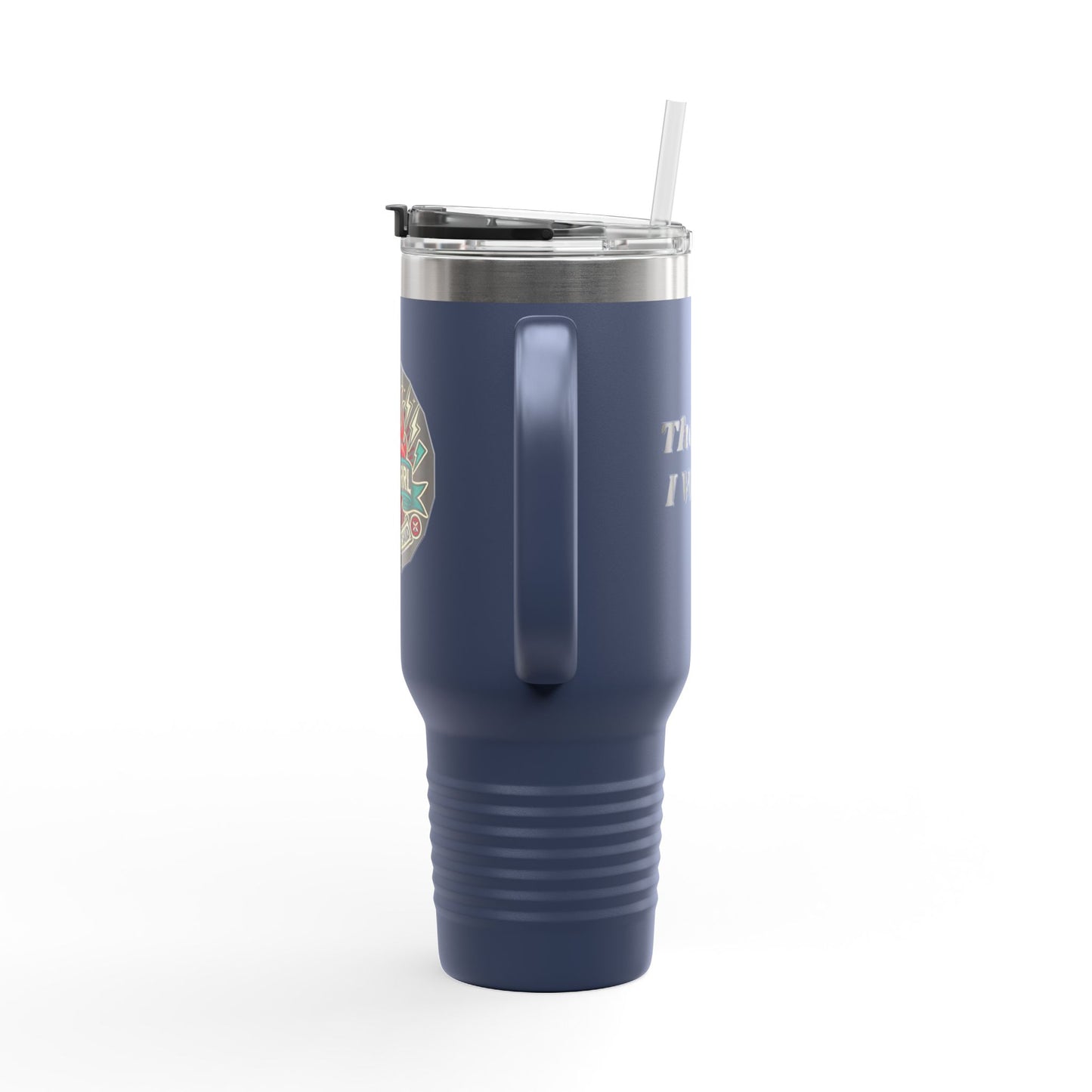 Salty Grrl Insulated Travel Mug - 40oz Motivational Tumbler with Straw