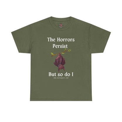 Salty Grrl Statement Tee - 'Horrors Persist'