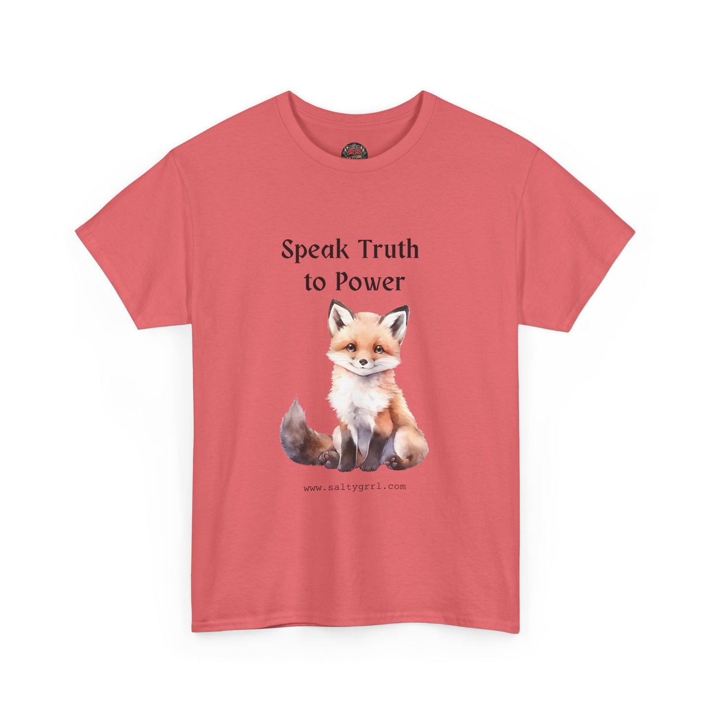 Salty Grrl Statement Tee - 'Truth Fox'