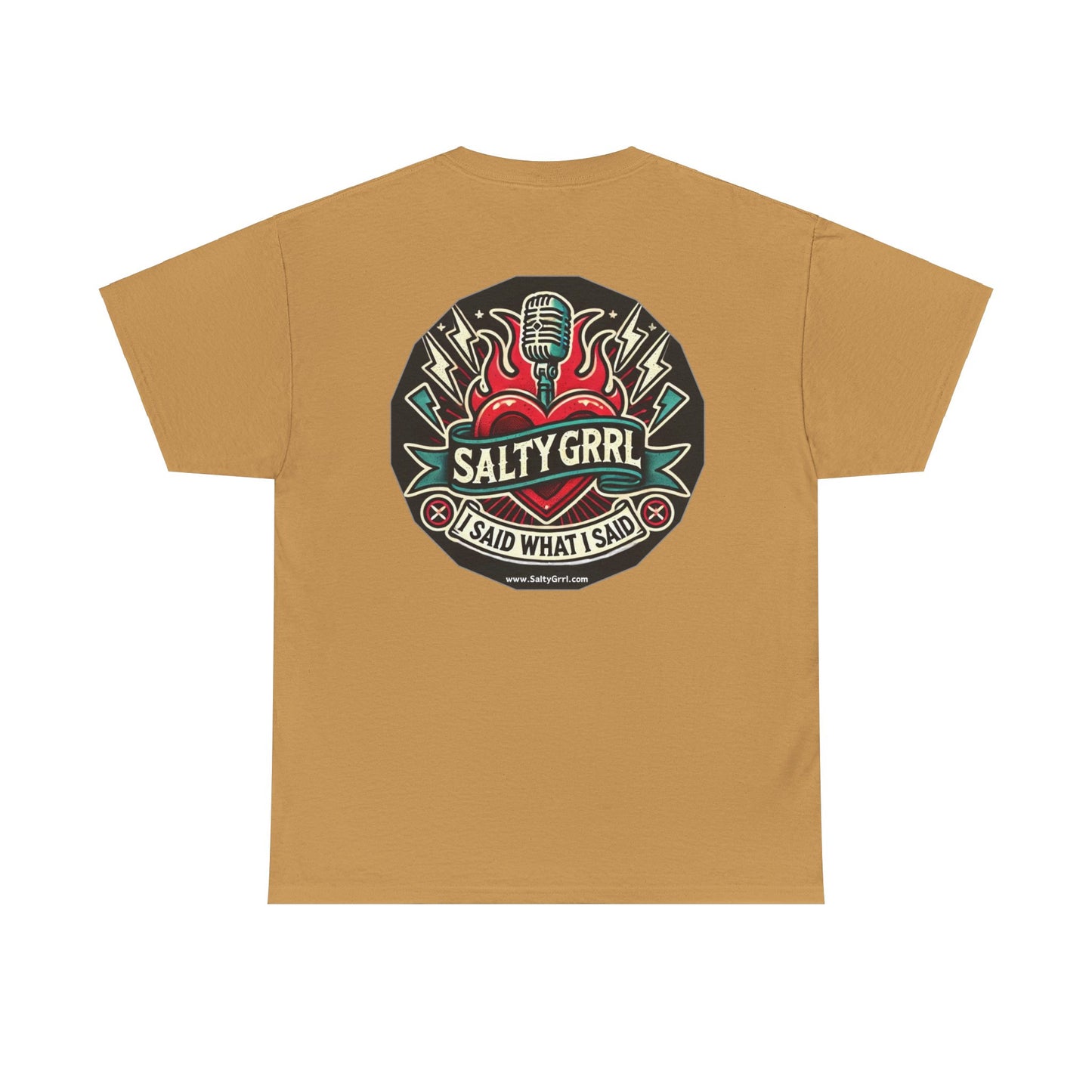 Salty Grrl Says Statement Tee - 'The Hell I Won’t'