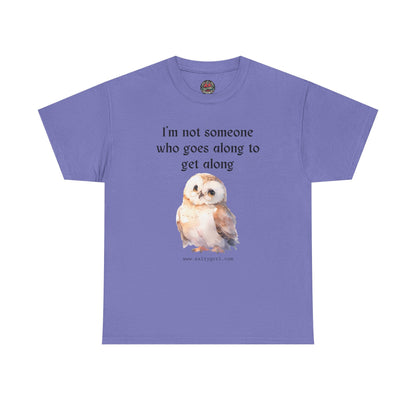 Salty Grrl Statement Tee - 'Get Along Owl'