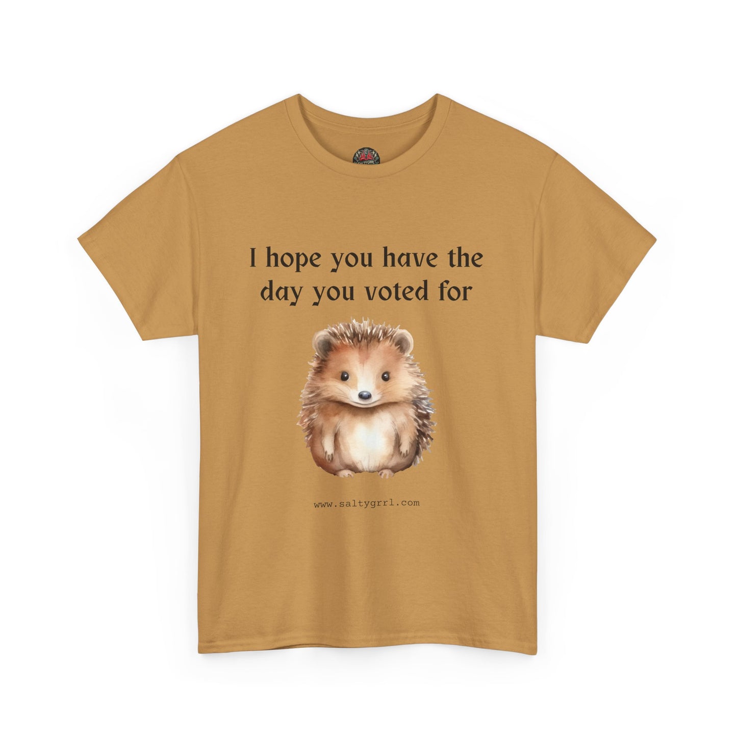 Salty Grrl Statement Tee - 'Hope Hedgehog'