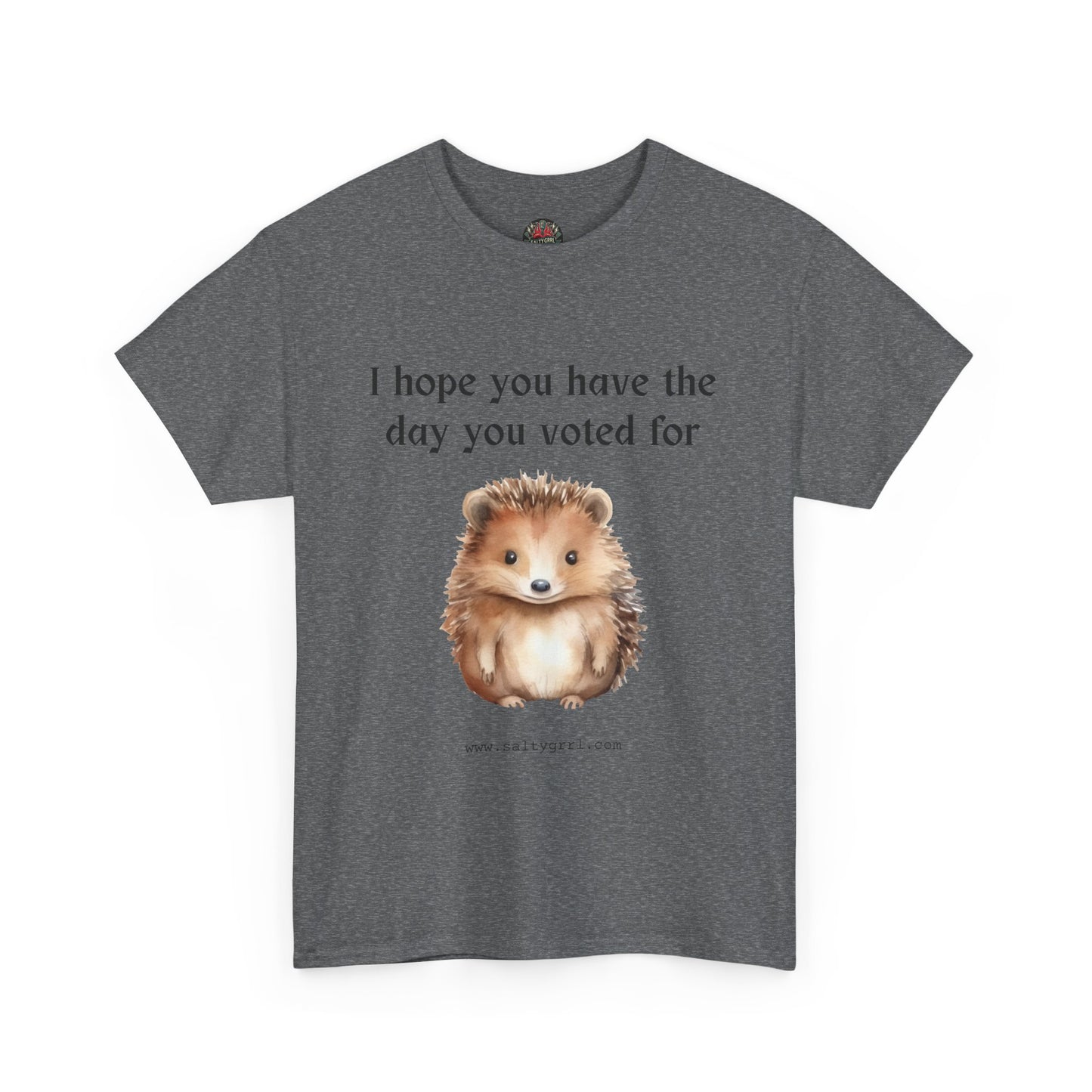 Salty Grrl Statement Tee - 'Hope Hedgehog'