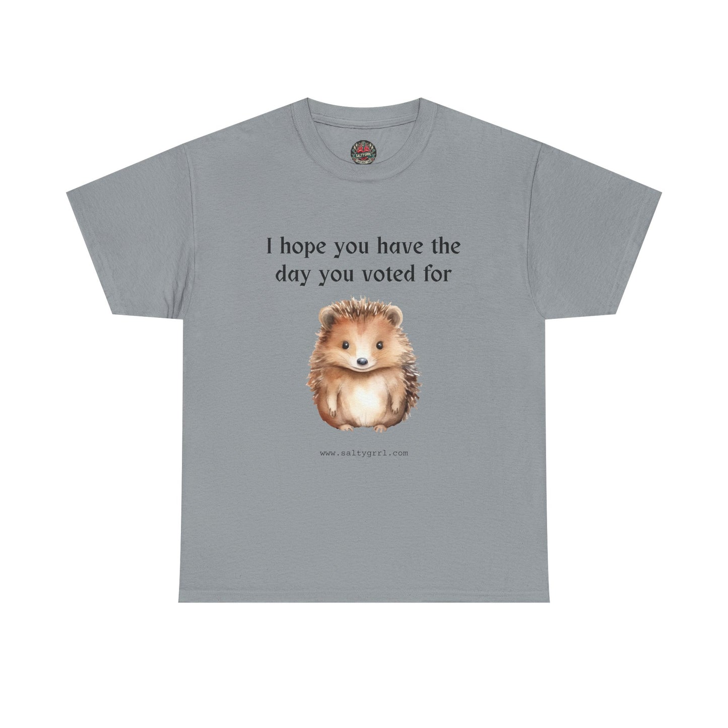 Salty Grrl Statement Tee - 'Hope Hedgehog'