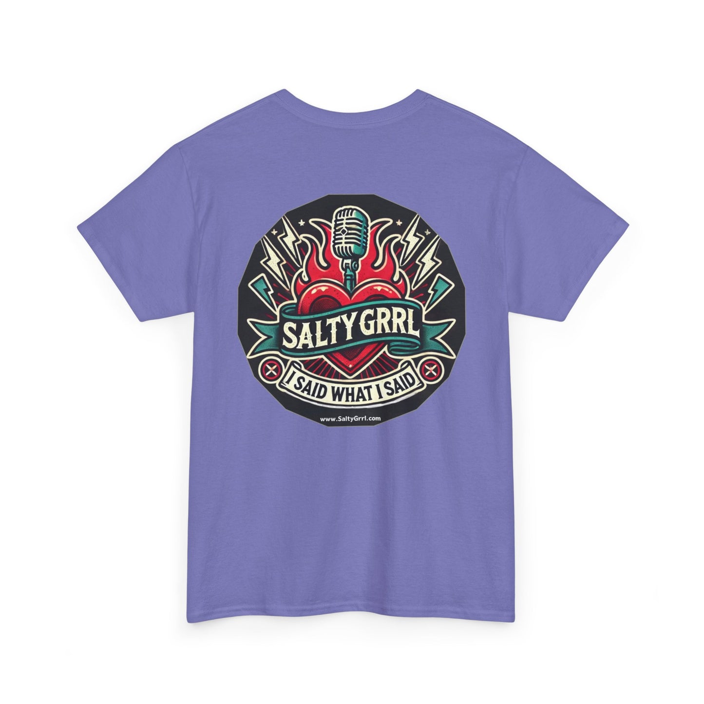 Salty Grrl Says Statement Tee - 'The Hell I Won’t'