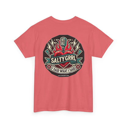Salty Grrl Says Statement Tee - Woke