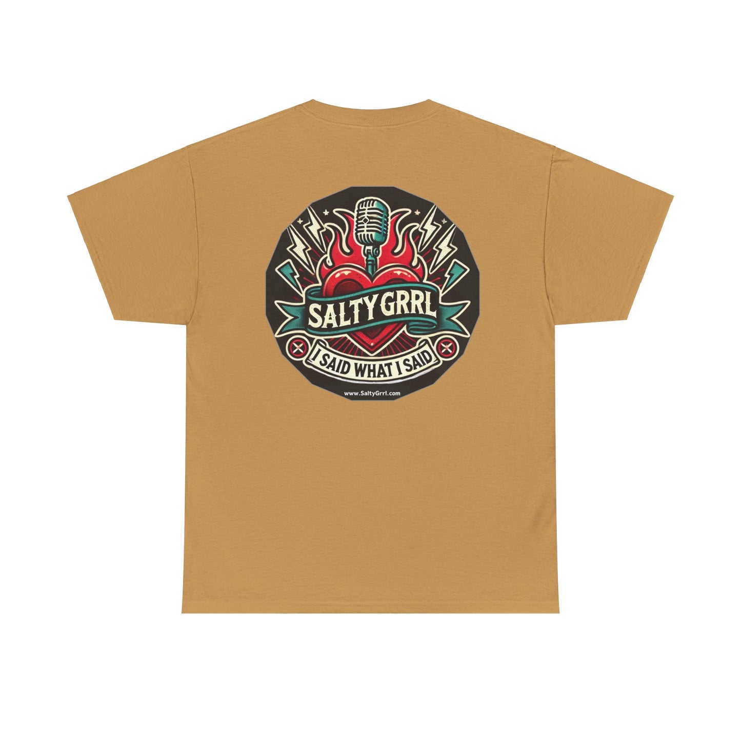 Salty Grrl Says Statement Tee - Woke