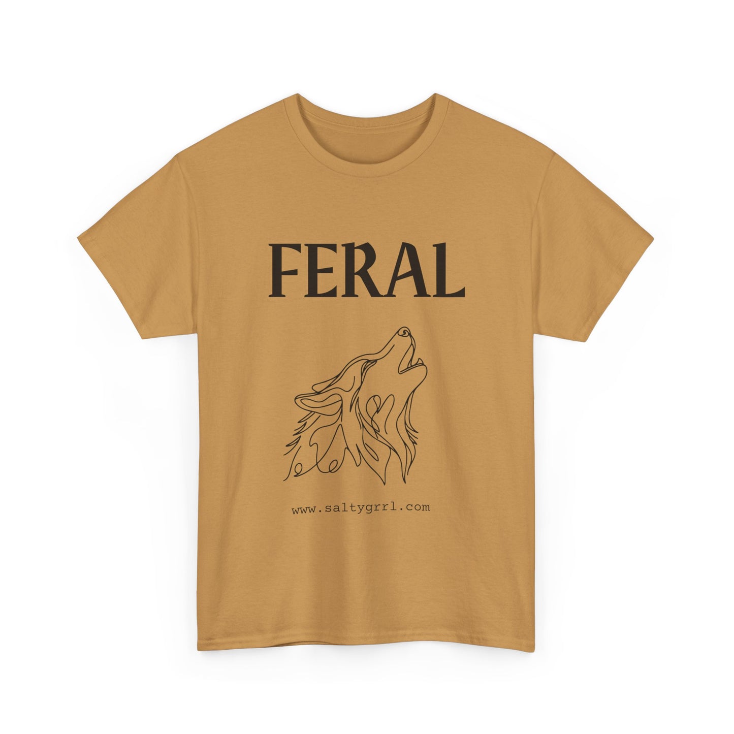 Salty Grrl Says Unisex Heavy Cotton Tee - 'Feral'