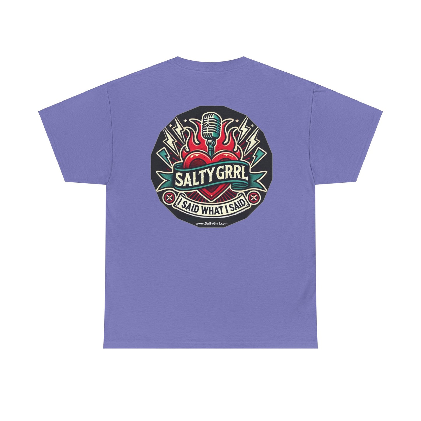 Salty Grrl Says Statement Tee - Woke