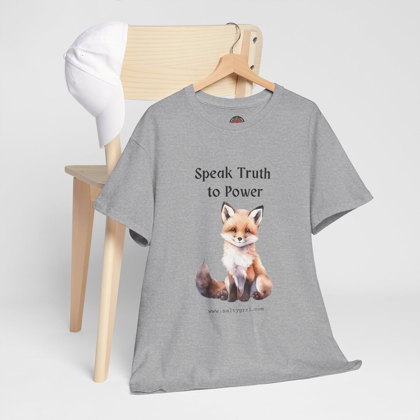 Salty Grrl Statement Tee - 'Truth Fox'