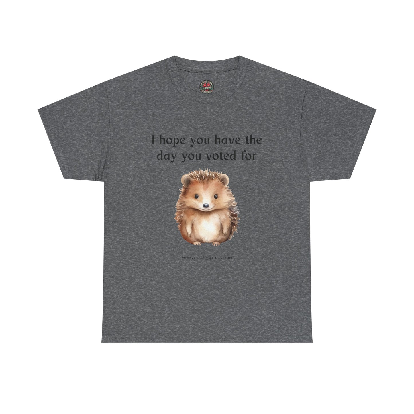 Salty Grrl Statement Tee - 'Hope Hedgehog'