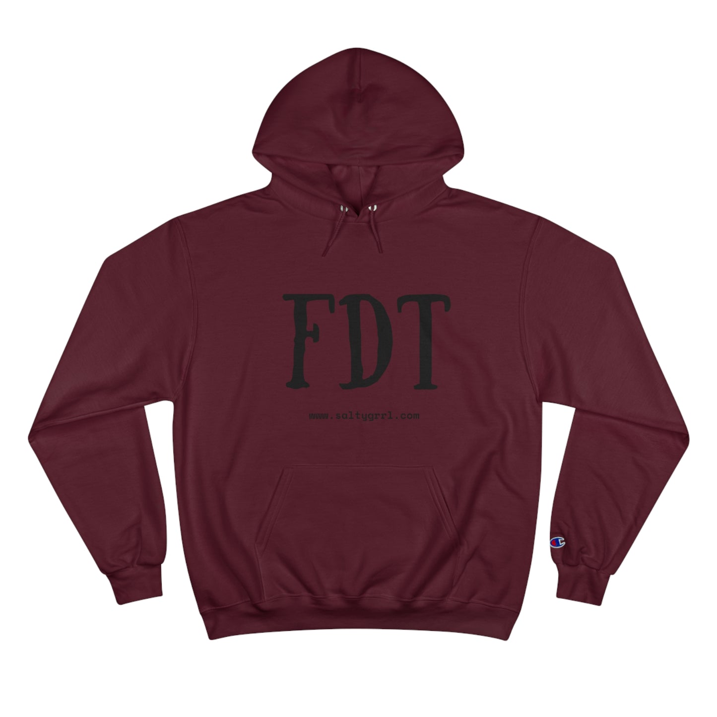 FDT Champion Hoodie - Cozy Graphic Pullover for Casual Wear
