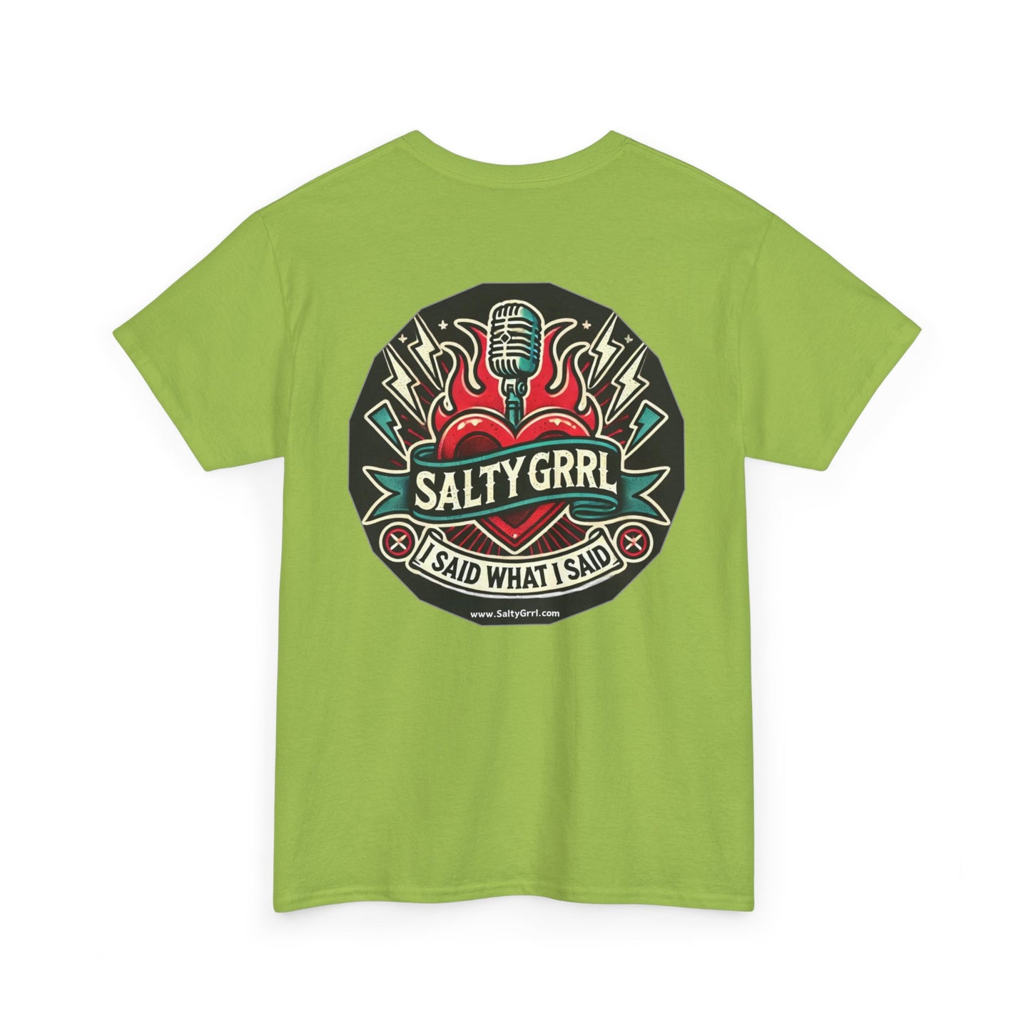 Salty Grrl Says Statement Tee - Woke